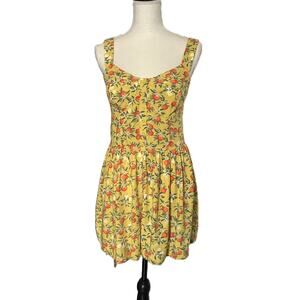 NWT Wild Fable Speechless Yellow Fruit Romper Jumpsuit Adjustable Straps- Med